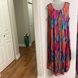 NWT Colorful Dress w pockets XXL